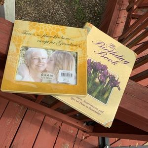 Birthday book and frame